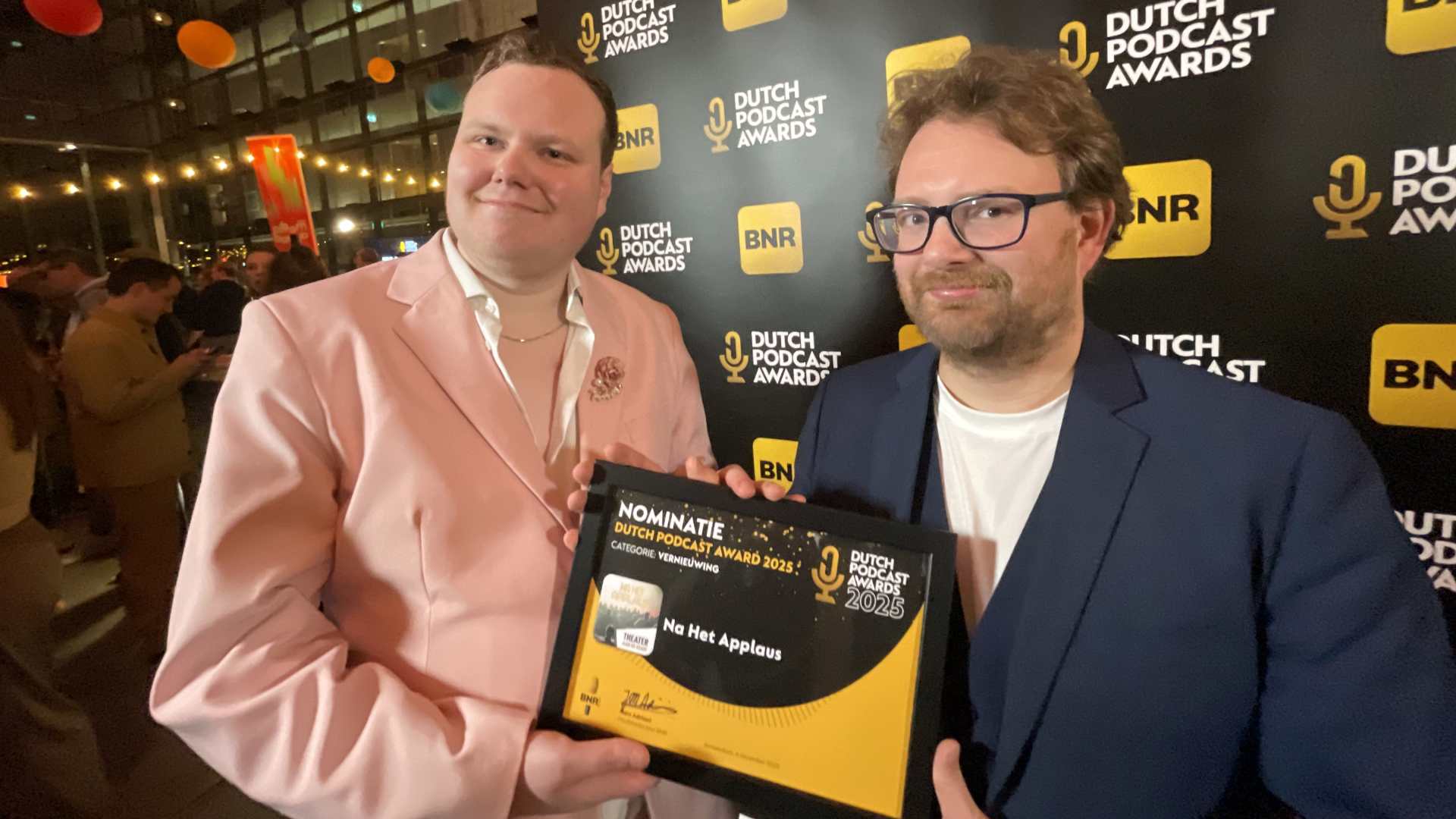 Podcast Award nominatie Na het Applaus